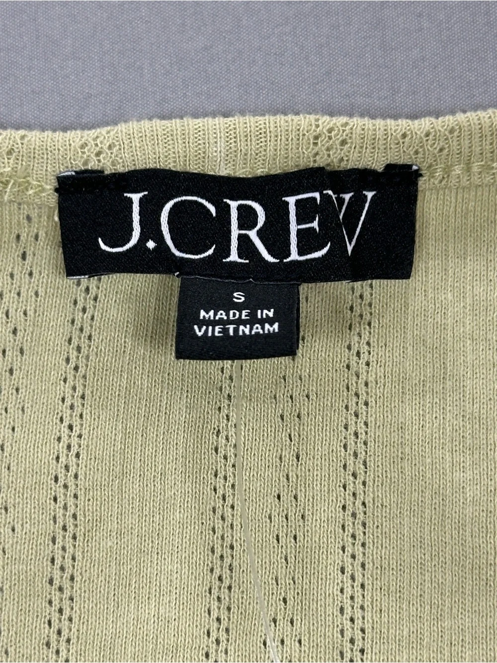NWT J Crew Pointelle Short-Sleeve Knit Cardigan - Womens Small